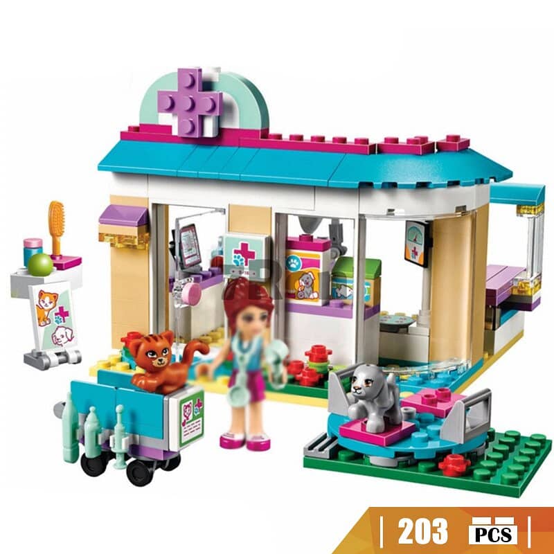 LEGO Friends 41085 Vet Clinic  with mia- 100% Complete 1