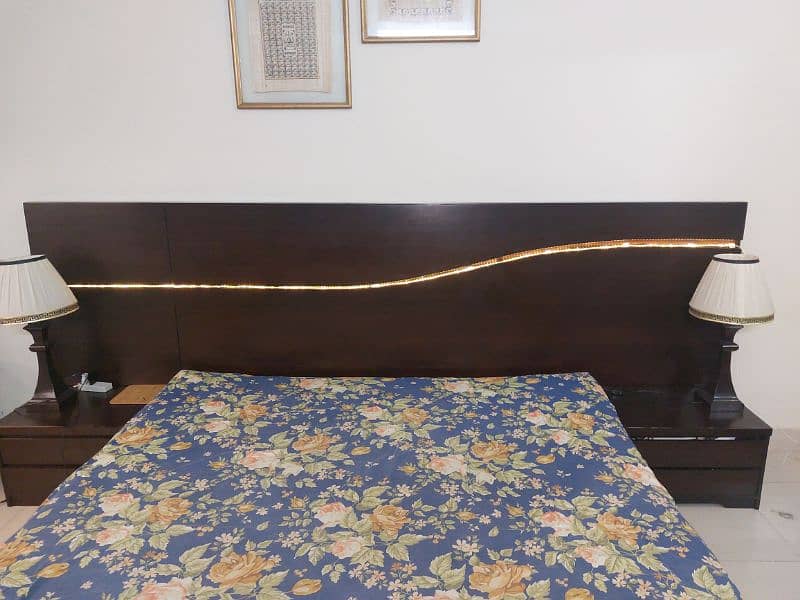 Double bed with mattress 1