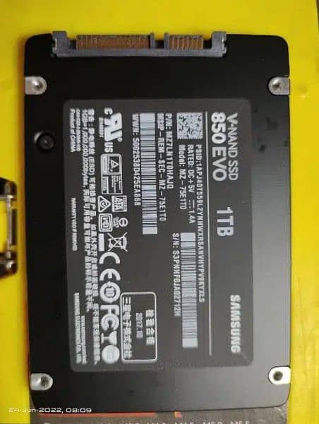 Samsung SSD drive Evo 850 4