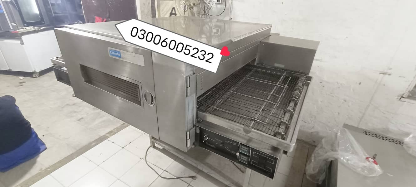 conveyor pizza oven just like  fres import we hve fast food machinery 3