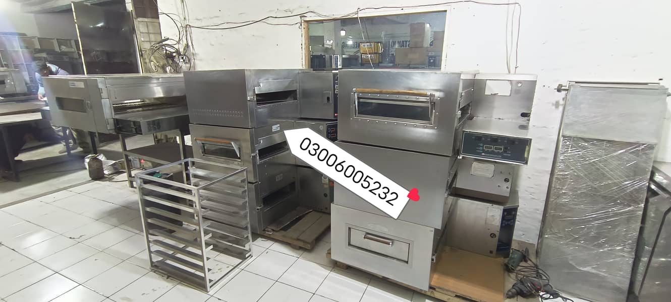 conveyor pizza oven just like  fres import we hve fast food machinery 7