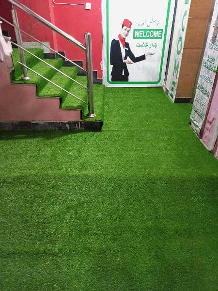 grass carpet , astro turf , pvc vinyle tile , False ceiling, blinds, 0