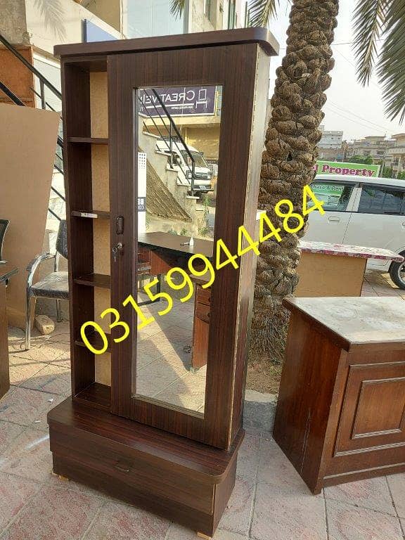 Coffee center table set 3pc clordsgn makr bed sofa chair almari dining 16
