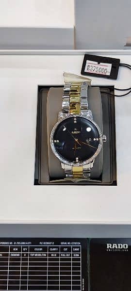 Rado Couple 8 Diamond Automatic Box pack\Luxry Swiss Watches For Sale 3