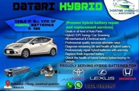 Toyota Aqua, prius, Honda Vezel, fit hybrid Batteries And ABS Brakes