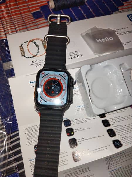 Smart Watch T800 Ultra Wireless Charging 1.99 Infinite Display. 3
