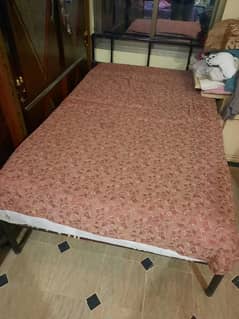 single bed with imported mattres(brand new)