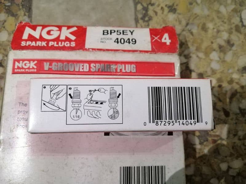 NGK spark plugs BP5EY made in Japan. 1