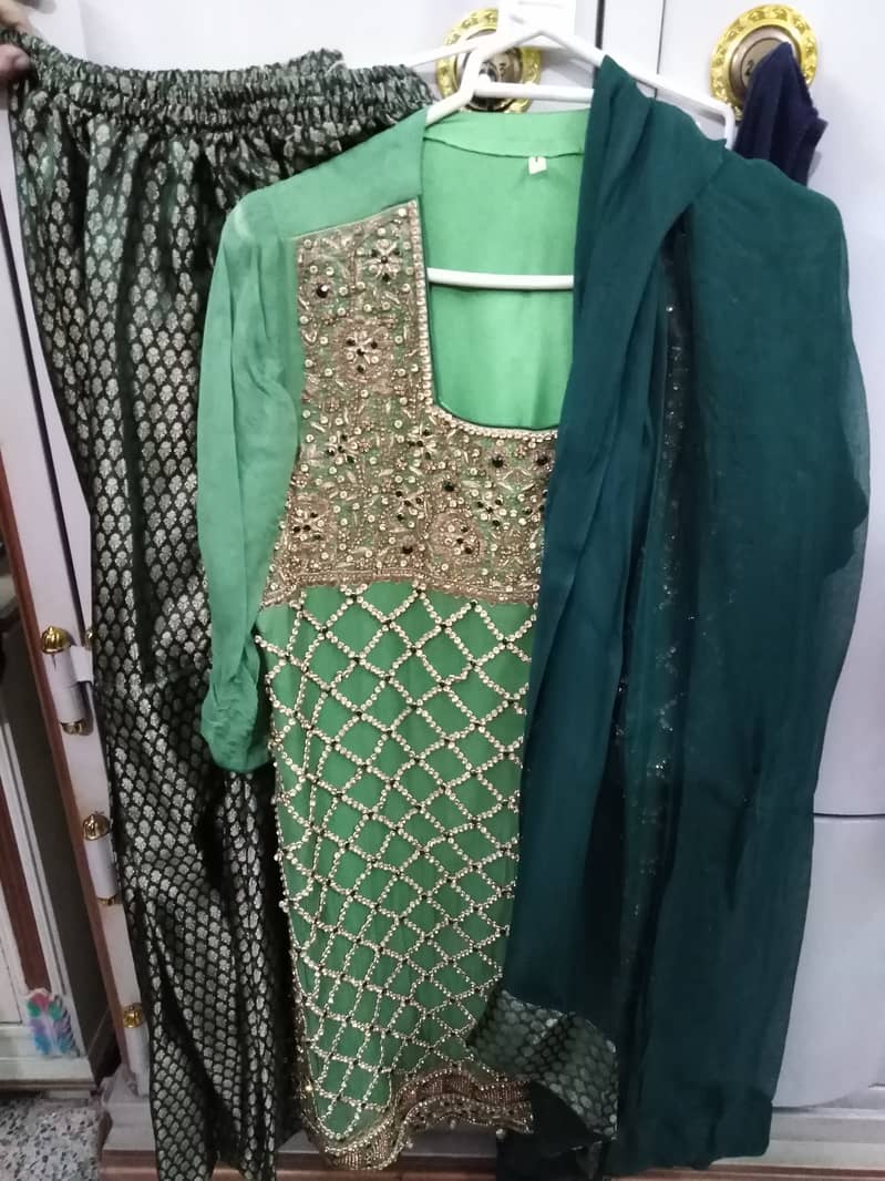 2 Ladies Fancy Suit for party wear 5