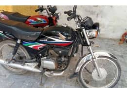 Honda 100cc 2009 model in black color Exchange possible