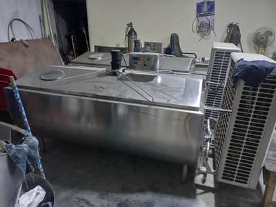 MILK CHILLER AND MILK BOILER
