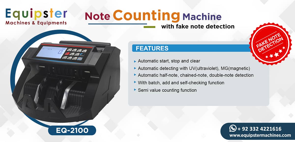 cash currency note counting machine with fake note detection 9