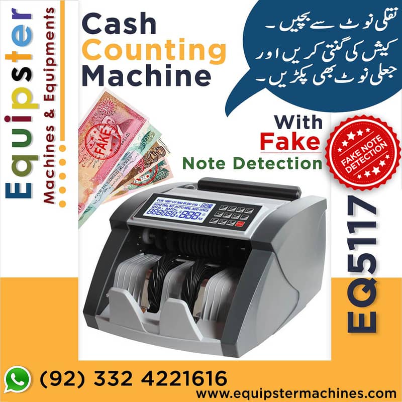 cash currency note counting machine with fake note detection 15