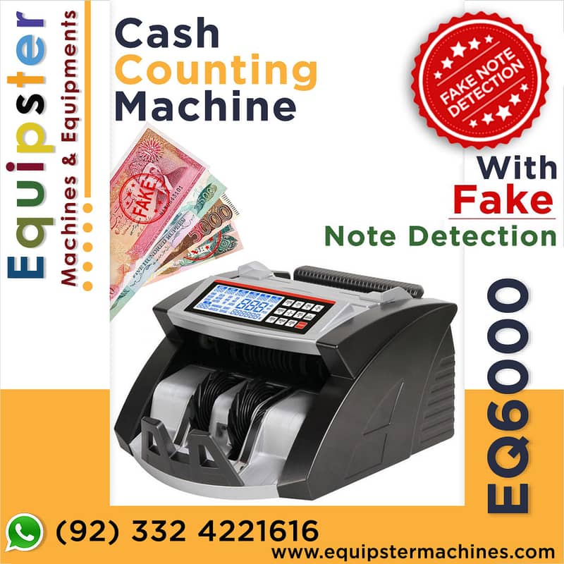 sale currency cash note counting machine with high fake note detection 6
