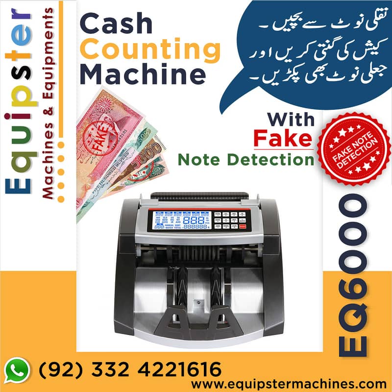 mixed cash note counting machine with fake note detection in pakistan. 4