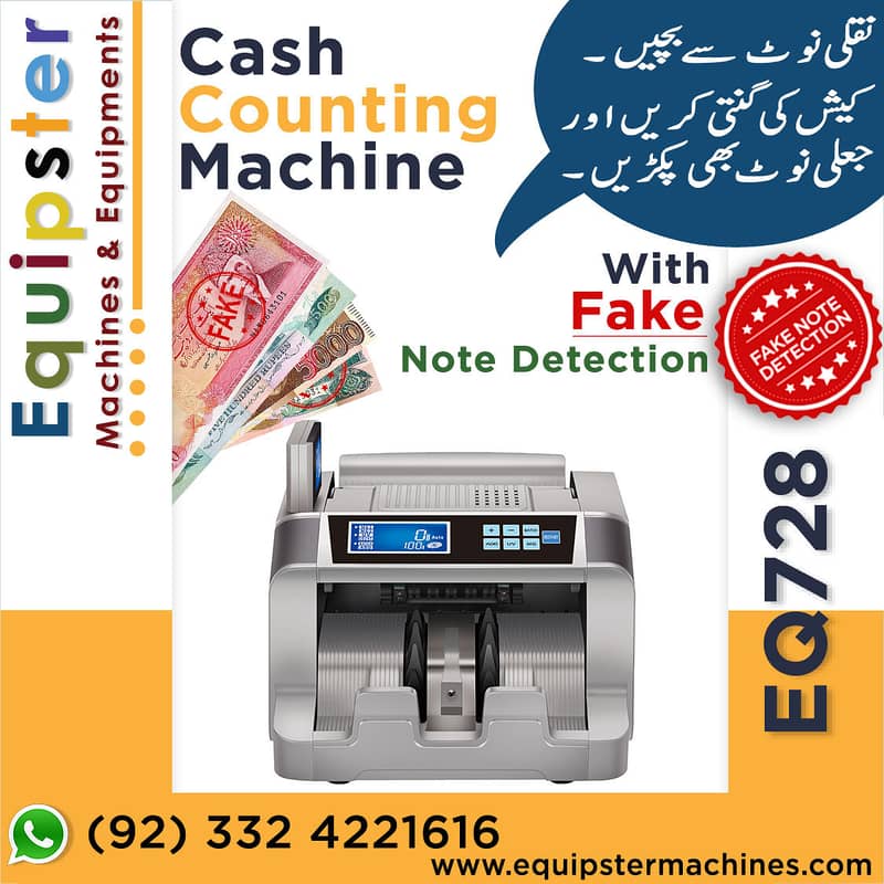 mixed cash note counting machine with fake note detection in pakistan. 14