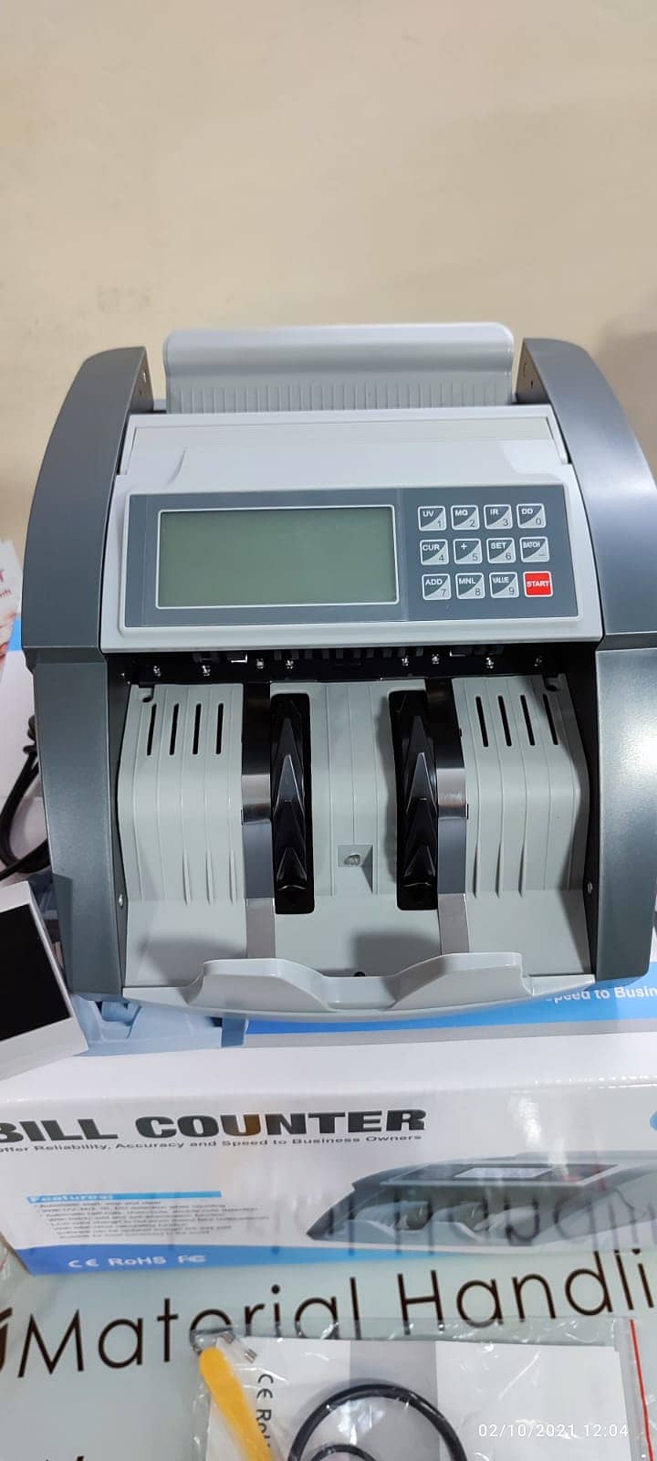 bank note currency cash counting machine wth basic fake note detection 9