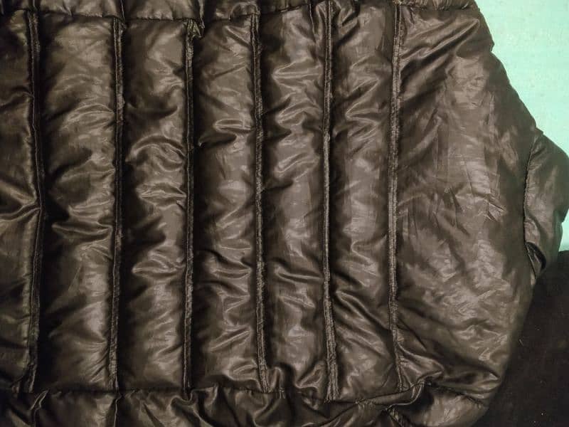 ellesse Down Feather quilted Black Jacket medium size 1