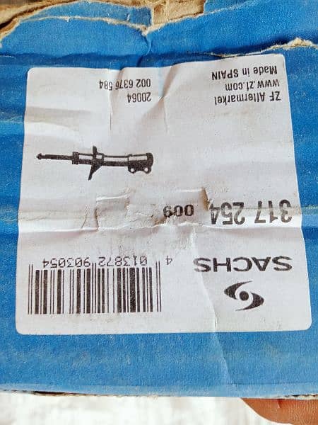 Mercedes123 front shock  used but condition 10 by 10 1