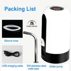 Manual and  Automatic Electric Water Dispenser Pump Rechargeable