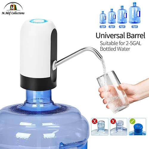 Manual and  Automatic Electric Water Dispenser Pump Rechargeable 7