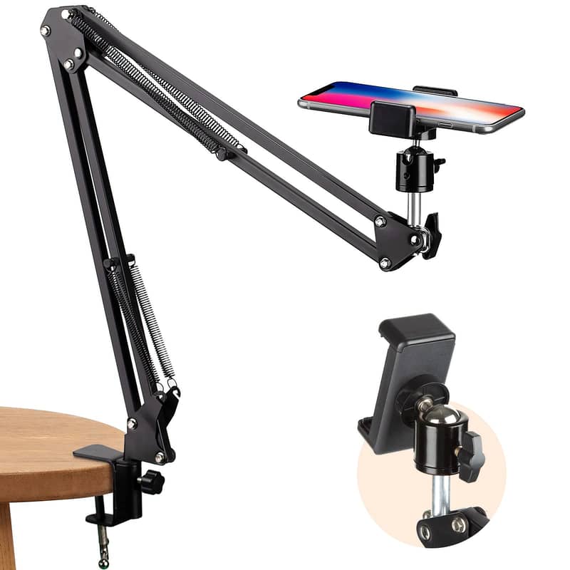 Arm Stand for DSLR  Desk Clamp Phone Video Stand for Live Stream,Vlog 3