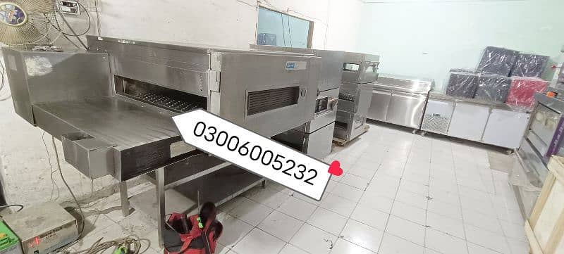 this is burger bun toaster we hve pizza oven fast food machinery 4