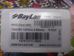 RFID CARD 125 MHZ (Made In Baylan)