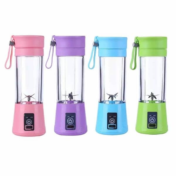 Portable Chargeable Juicer Blender 6 Blades 1