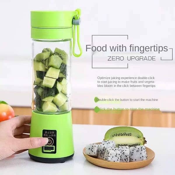 Portable Chargeable Juicer Blender 6 Blades 2