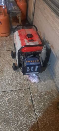 loncin generator 3 Kv. wd battery & gas kit