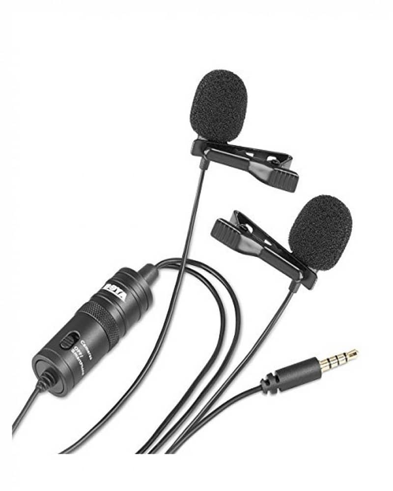 BOYA BY-M1DM Original Microphone dual omni directional mic BY M1DM New 3