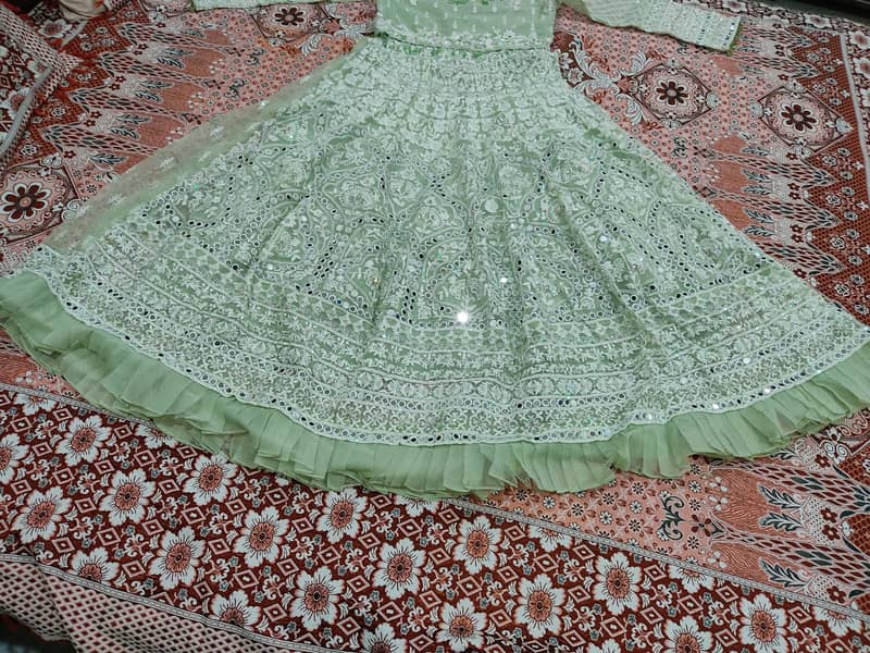 Bridal Maxi/Lehnga for Barat/Walima Dress with Dupata 3