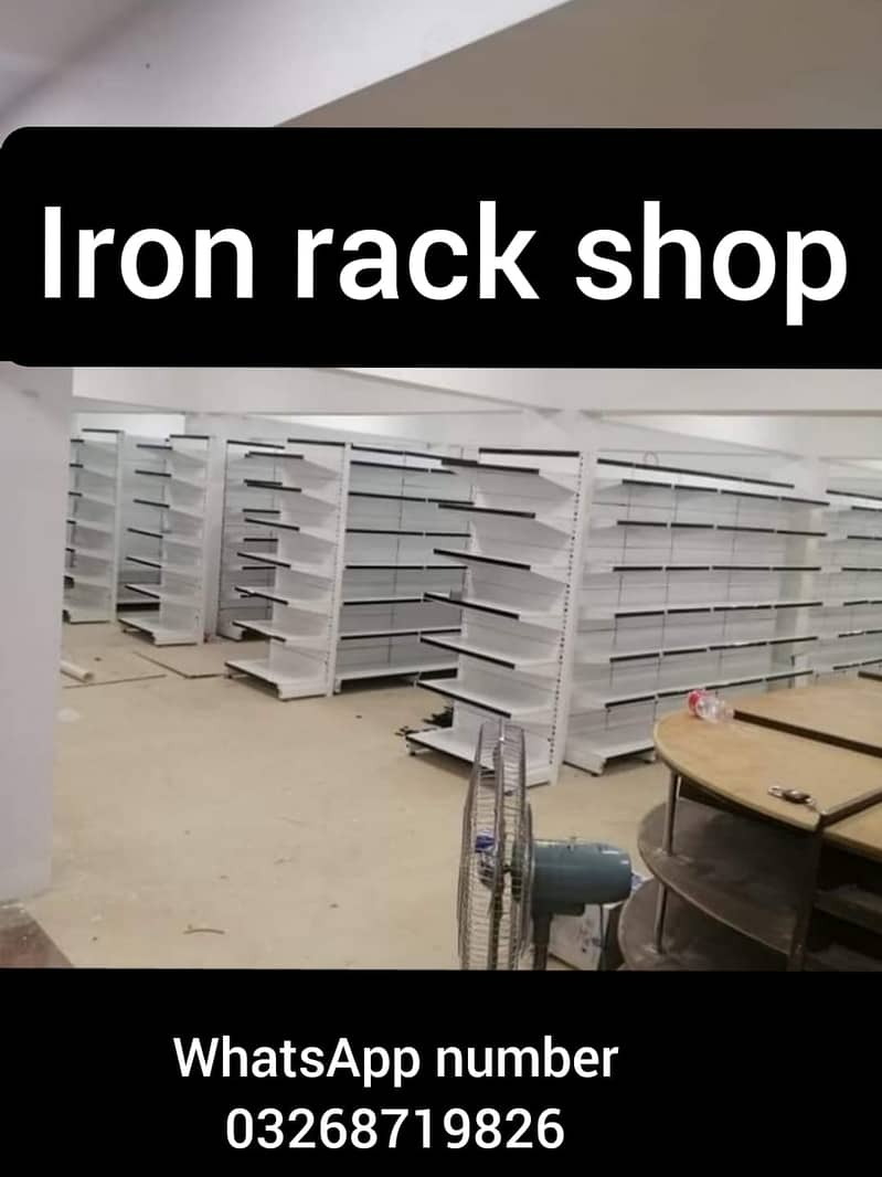 Wall Rack / Store Rack/ Gondola rack / Cash Counter / shopping trolley 6