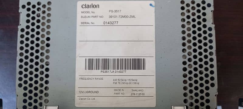 Wagon R genuine pannel clarion 1