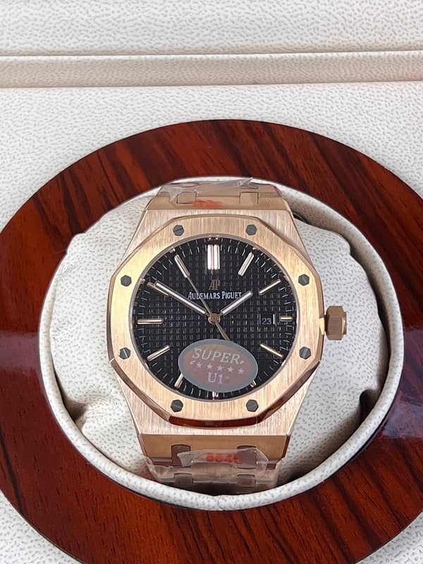 AUDEMARS PIGUET BLACK DIAL WATCH Watches 1064422417