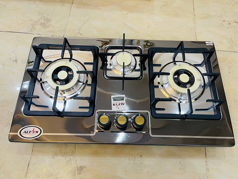 gray nite marble and 3D  automatic  stove 19