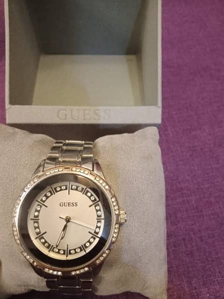 Guess Watch with box. 7