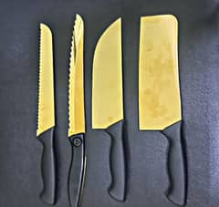 Imported Royal Golden kitchen knife - knife kitchen set