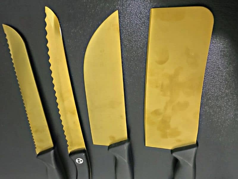 Imported Royal Golden kitchen knife - knife kitchen set 6