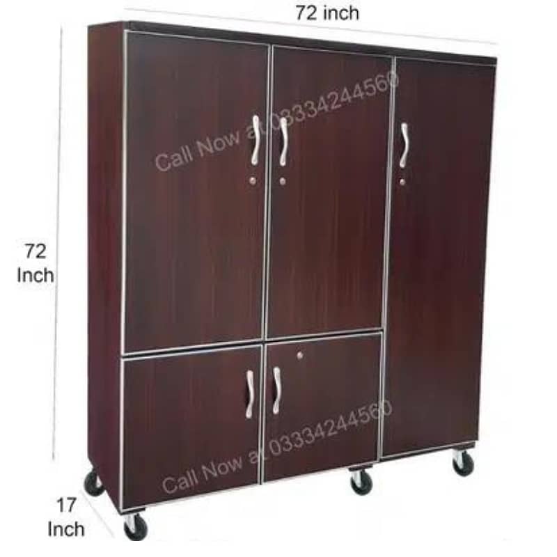 D2 Wooden 6x6 feet fixed Almari cupboard wardrobe cabinet 0