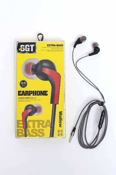 Good Quality ear phones, comfortable to use for long time, hands free 1