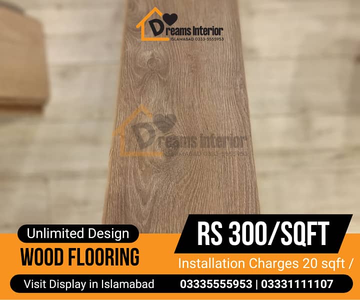 PVC Tiles | Wooden floor | Laminated wood floor for Homes and Offices 6