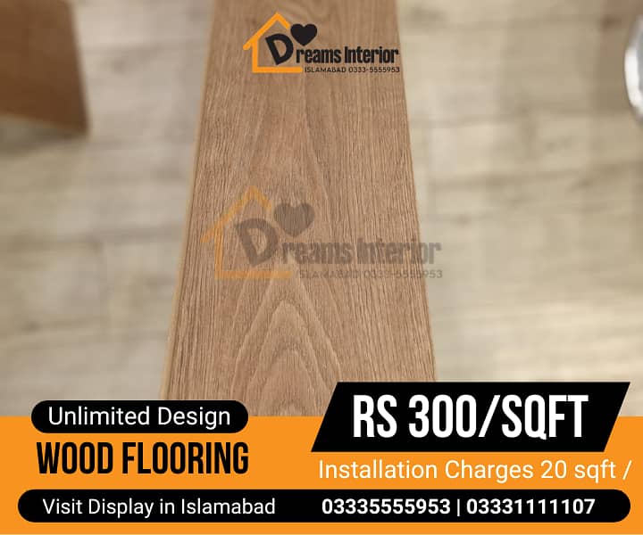 PVC Tiles | Wooden floor | Laminated wood floor for Homes and Offices 7