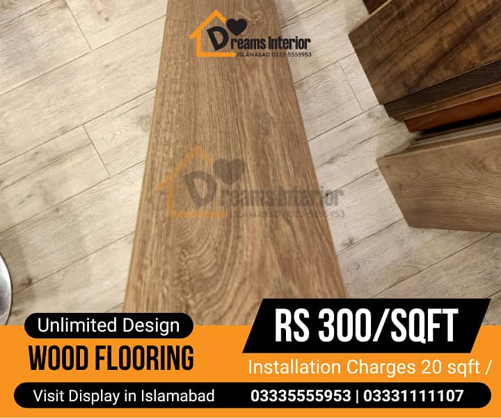 PVC Tiles | Wooden floor | Laminated wood floor for Homes and Offices 10