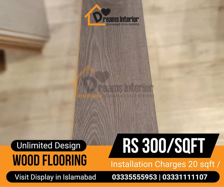 PVC Tiles | Wooden floor | Laminated wood floor for Homes and Offices 12