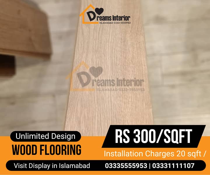 PVC Tiles | Wooden floor | Laminated wood floor for Homes and Offices 14