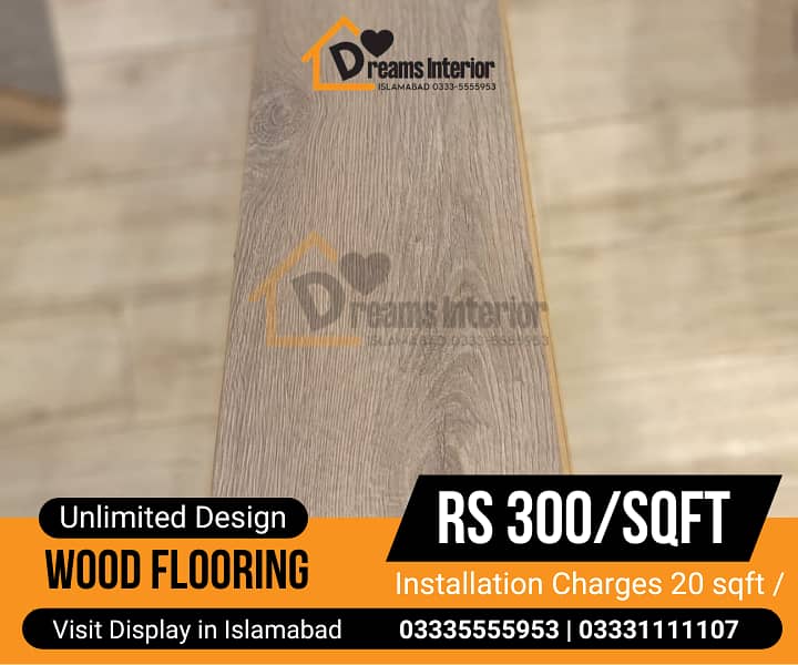 PVC Tiles | Wooden floor | Laminated wood floor for Homes and Offices 15