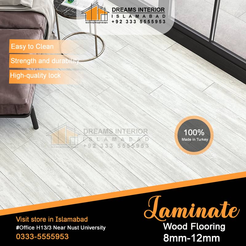 PVC Tiles | Wooden floor | Laminated wood floor for Homes and Offices 18