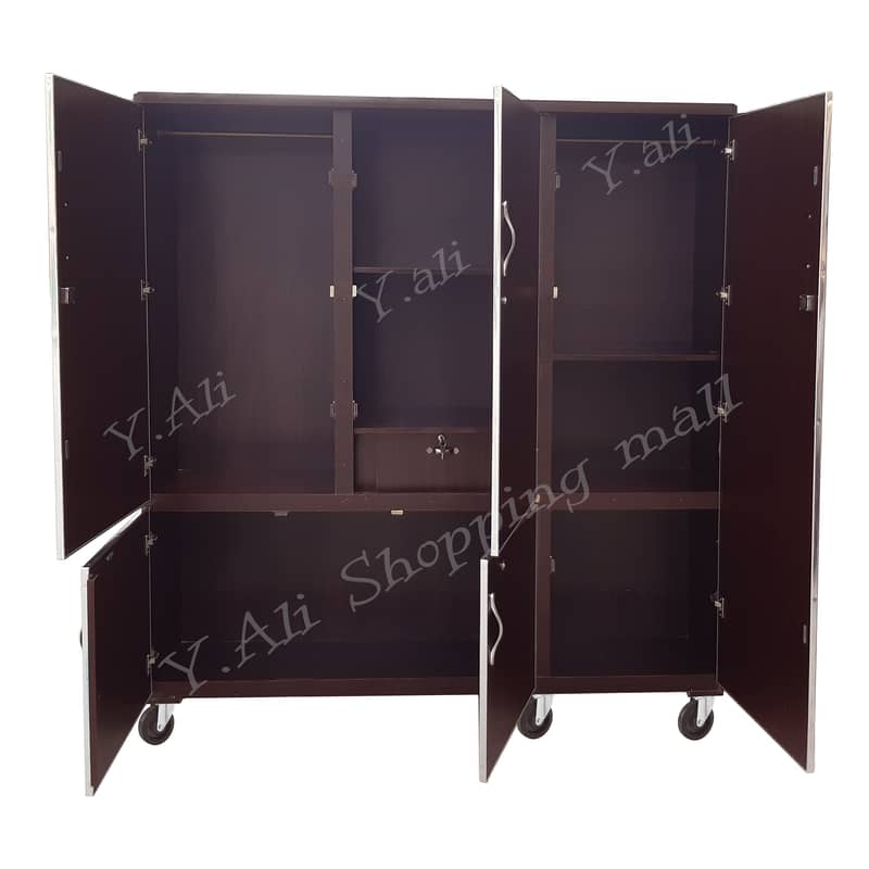 D2 Wooden 6x6 feet fixed Almari cupboard wardrobe cabinet 2